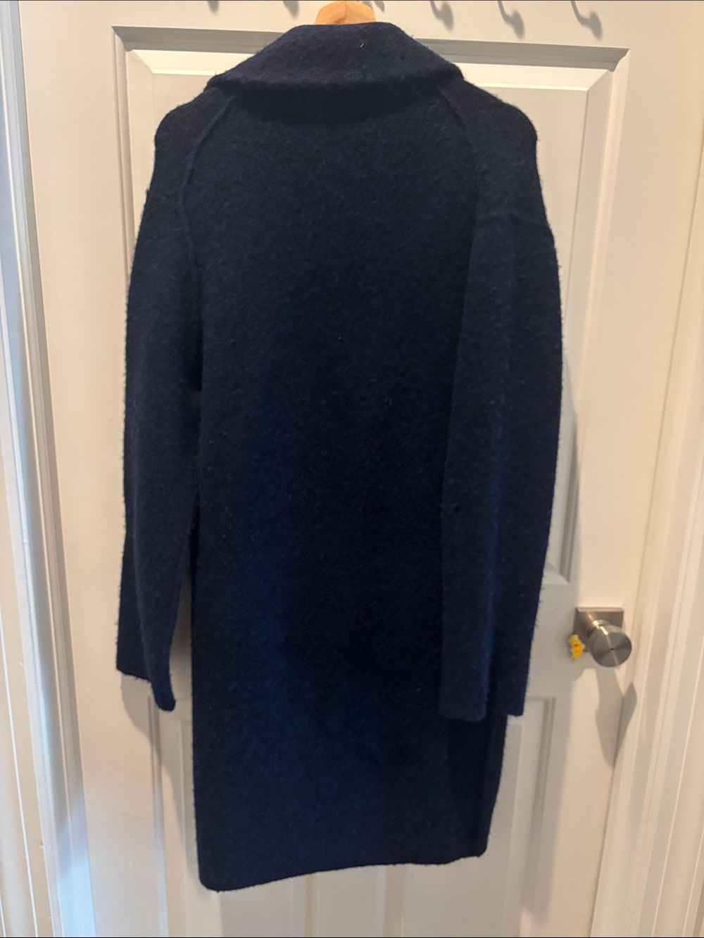 Vince, Classic Navy Women's Sweater Coat - Picture 10 of 10